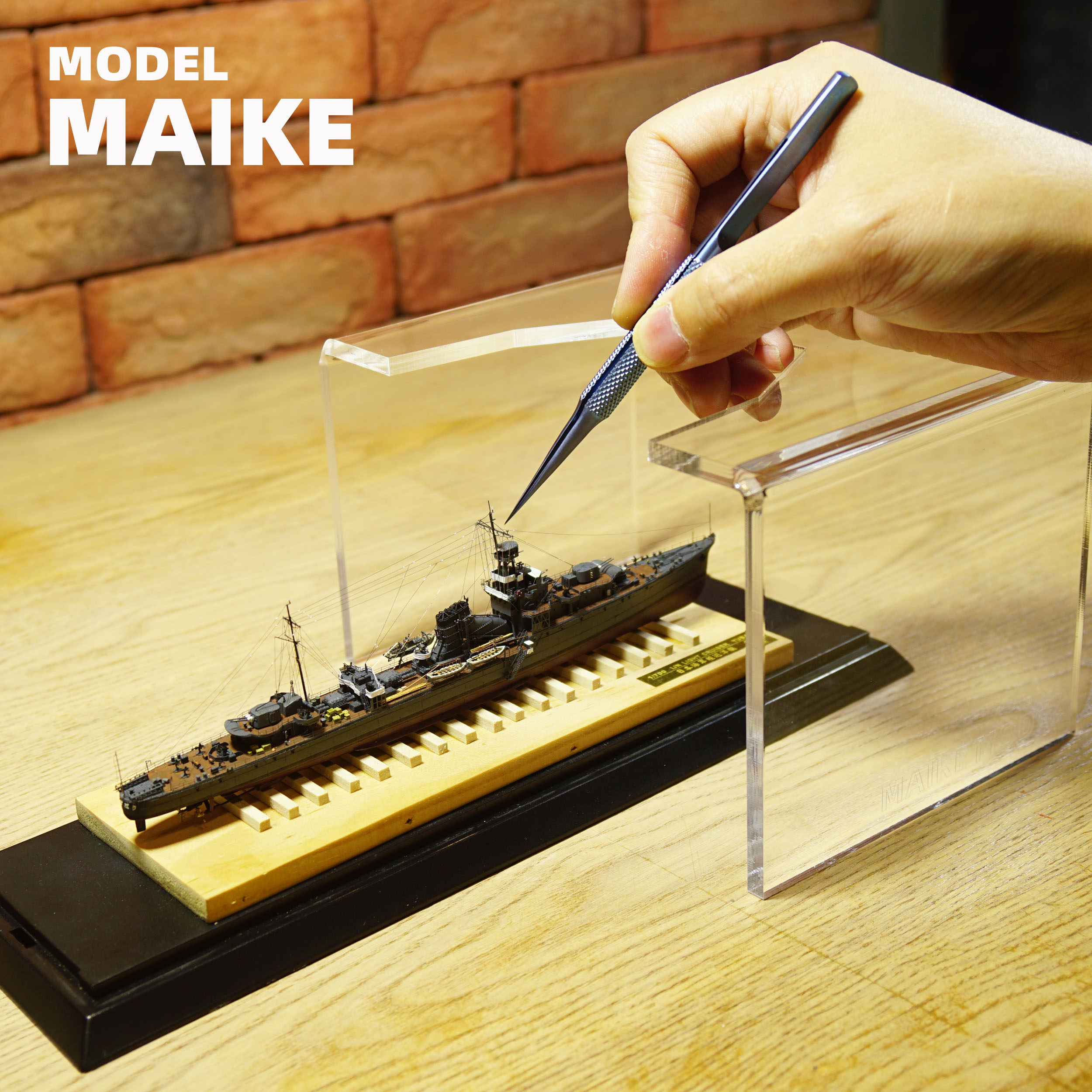 MAIKE700-350 ship making hand-held acrylic bracket outfitting tension line anti-shake assembly model tool