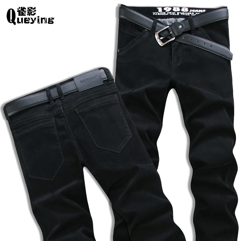 Queying Black Jeans Men's Straight Slim Fit Pants Spring and Summer Thin Style 2026 Versatile Washed Casual Long Pants Queying Black Jeans Men's Straight Slim Fit Pants Spring and Summer Thin Style 2026 Versatile Washed Casual Long Pants