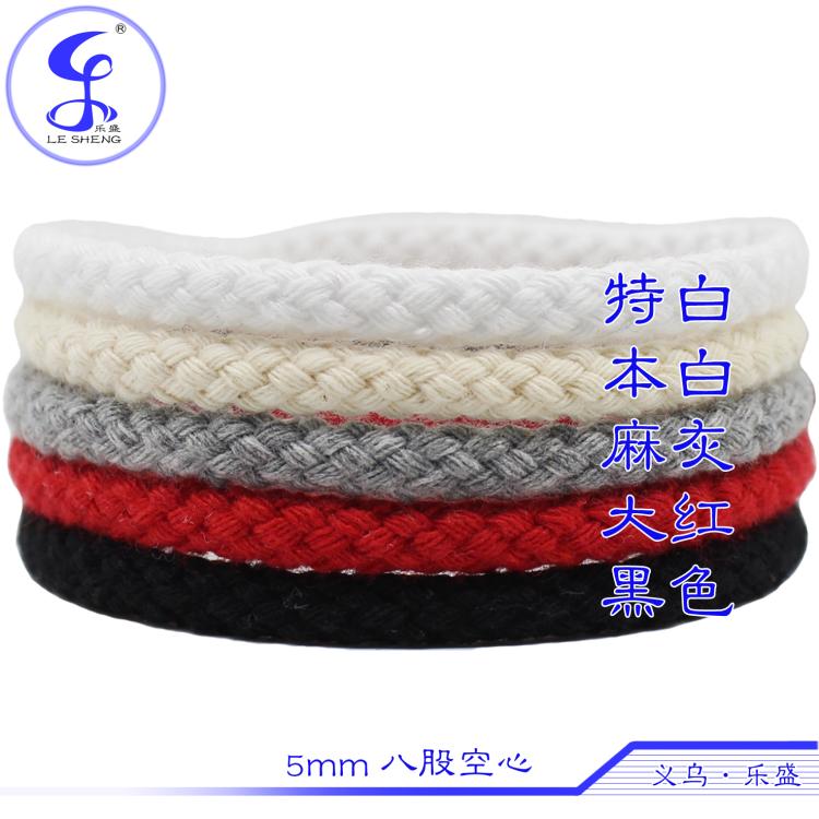 5mm-8 HOLLOW COLORED BEN WHITE RED BLACK T WHITE HEMP GREY ARTISANAL DIY COTTON POLYESTER ROPE LEIN RECOMMENDED