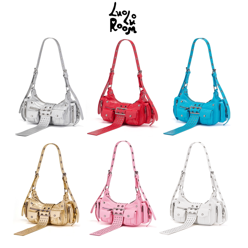 Luoluoroom Original Authentic Product "Rebellious Concubine" Mini Women's Handbag Shoulder Bag in Multiple Colors (No Charms)