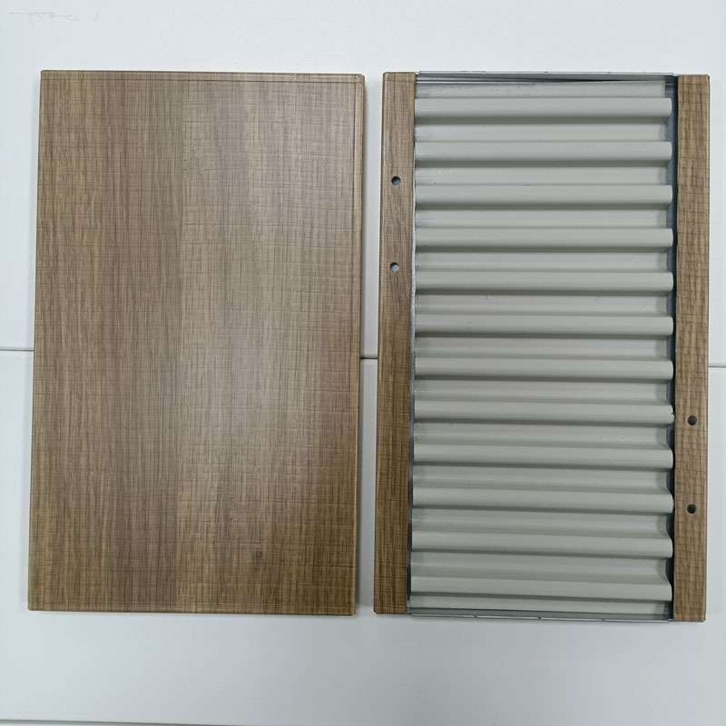 Coated metal composite panel wall steel wall steel guard wall hospital plasterboard fabricated full steel high partition wall corrugated