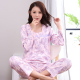 2019 thời trang mới mẹ rể mùa xuân mùa thu lớn đồ ngủ kích thước womens dài tay chất béo mm200 pound mùa thu lỏng hai mảnh bộ l.