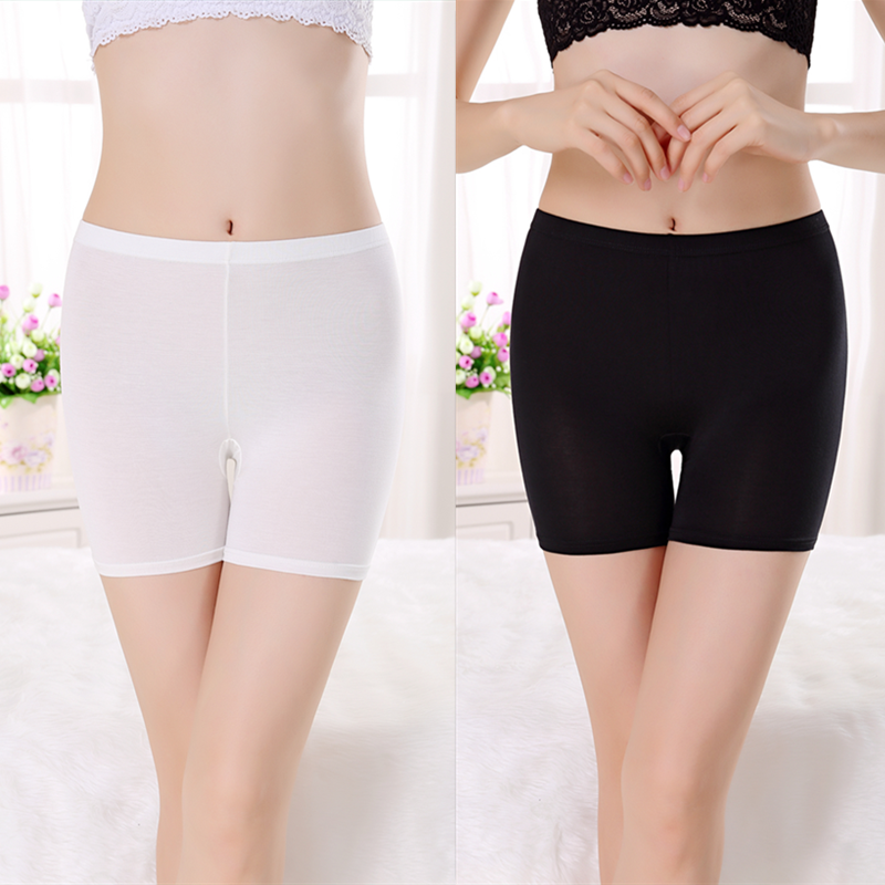 Womens quần an toàn để ngăn chặn ánh sáng womens quần short mùa hè ren nhà vải kích thước lớn lăm điểm nhấn phẳng lót đáy.