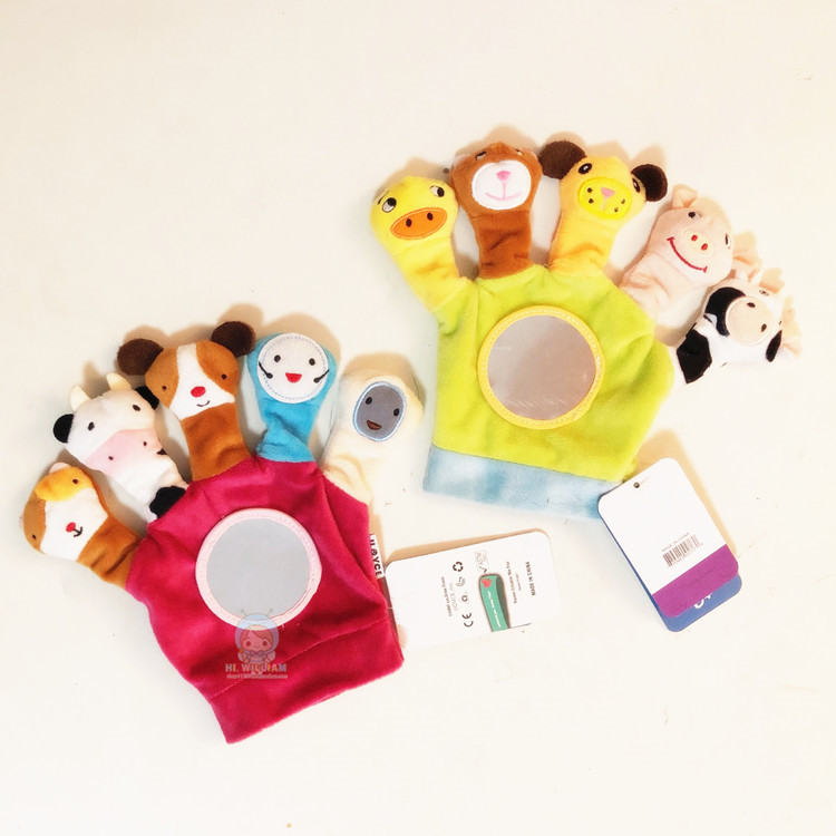 Baby Finger Puppets Interactive Toys Pacify Finger Doll Babies Early Education Puzzle Sensory Enlightenment Toys 3M 