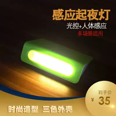 LED night light dressing room up night toilet wardrobe stairs aisle battery light control infrared human body sensor light