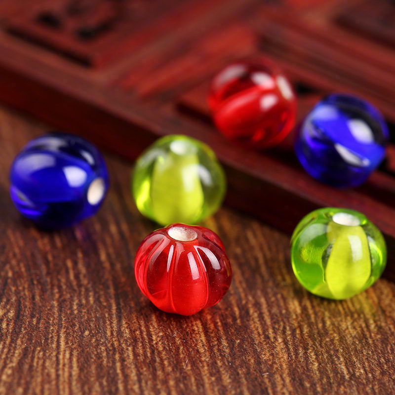 Ancient Pharaoh Glazed Pumpkin Flat Bead Sepal Beads Multicolored Abacus Beads Star Moon Diamond Accessories accessories DIY hand-made strings