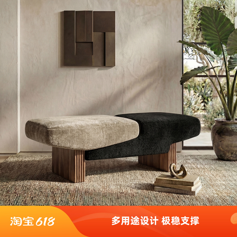 Medieval-Style Long Bench, Creative Sofa Stool, Fabric Footrest Bench, Living Room Cloakroom Shoe-Changing Bench, Bedroom Bed-End Bench Medieval-Style Long Bench, Creative Sofa Stool, Fabric Footrest Bench, Living Room Cloakroom Shoe-Changing Bench, Bedroom Bed-End Bench