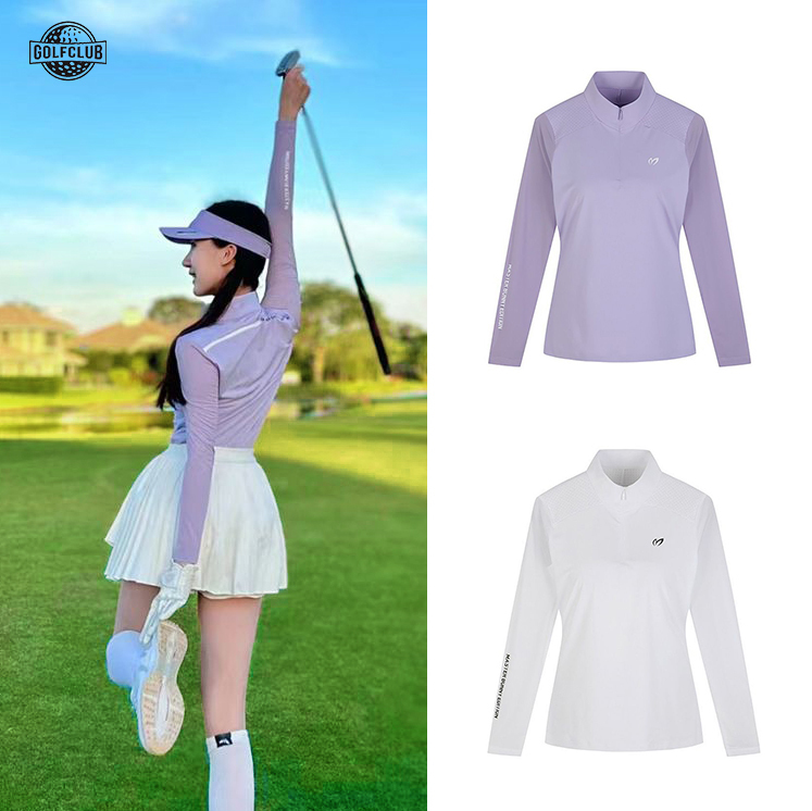 2026 Golf Shirt Casual Long-Sleeved T-Shirt Sun Protection Thin Quick-Drying Slim Fit Slimming Golf Clothing