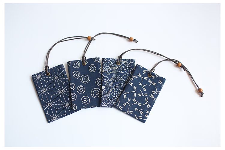 1 mảnh Handmade văn học retro vải giao thông sinh viên tàu điện ngầm thẻ xe buýt đặt gói thẻ ngân hàng truy cập dây đeo thẻ adidas