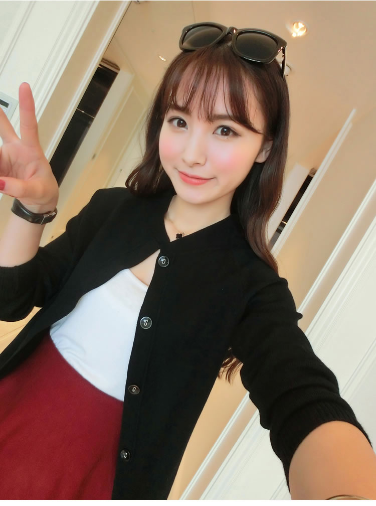 2017 xuân mới áo len mỏng nữ áo len áo len điều hòa không khí áo choàng chống nắng quần áo áo khoác mùa xuân áo len trường đại học gió áo len kiểu