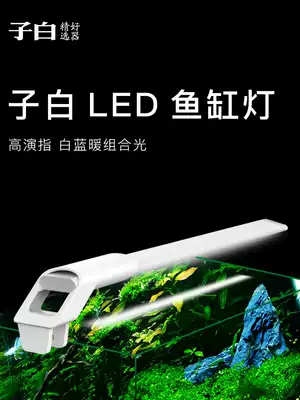 Jiyin fish tank light LED light Waterproof aquarium lighting lamp Full spectrum aquatic plant light Small diving lamp grass tank