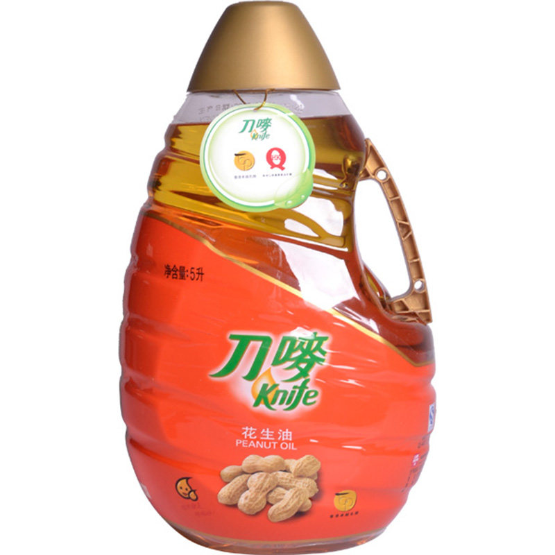 Knife Mark Peanut Oil 5L Bottle Guangdong Province Only available in Guangdong