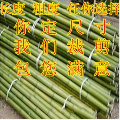 Bamboo pole Garden vegetable garden vegetable rack railing Gardening fence Bamboo fence Bamboo fence flag bamboo pole