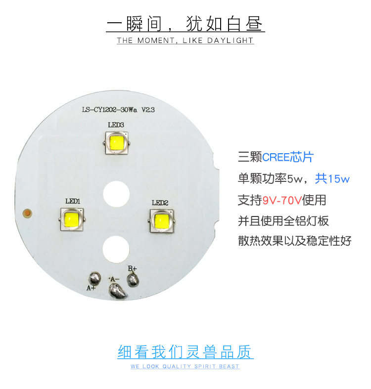 LED phụ trợ ánh sáng sửa đổi 15 Wát ánh sáng mạnh mẽ phụ kiện đèn xe máy strobe lights bên ngoài đèn chùm cao con thú chiếu sáng đèn phá sương mù xe máy