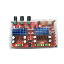 XH-M560 High power TPA3116D2 Bluetooth 2 1 digital amplifier board U disk TF card decoding DC12-24V