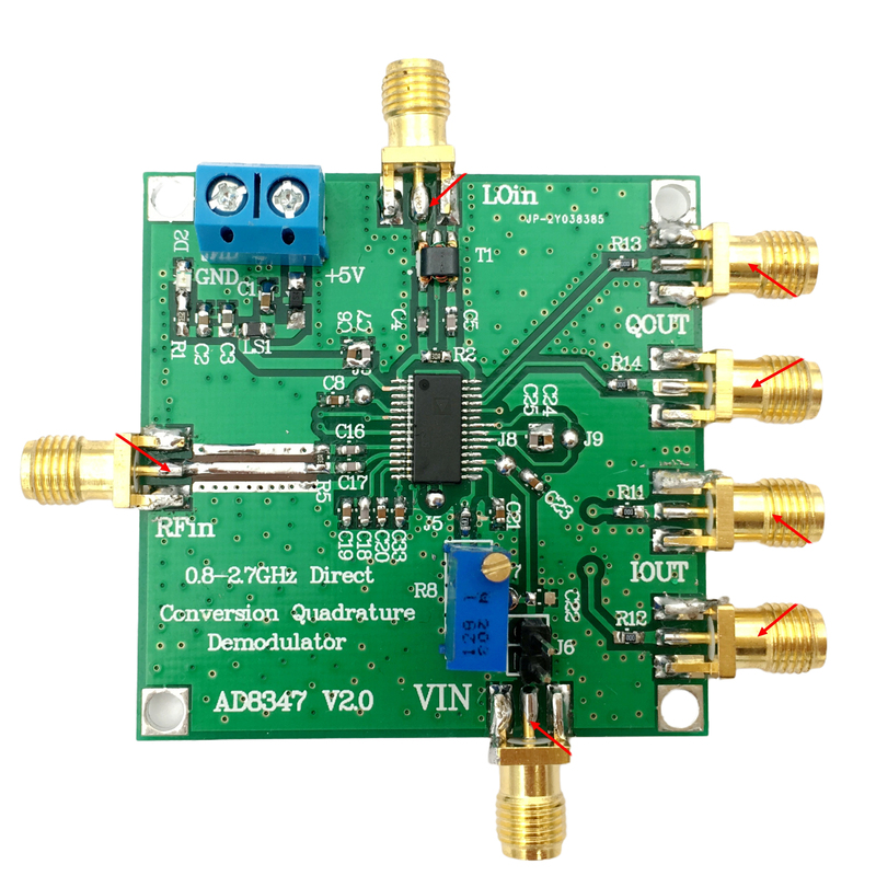 Ad8347 Downconverting Broadband Quadrature Demodulator 800Mhz~2 7Ghz Iq Demodulator Rf Ad8347 Downconverting Broadband Quadrature Demodulator 800Mhz~2 7Ghz Iq Demodulator Rf