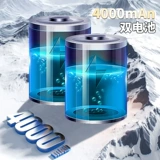 140 000 вращающихся турбин без вентилятора без вентилятора без моторного вентилятора с высоким содержанием скорости турбинного фен в пыль рука, держащая воду, выдувающая снег и снег