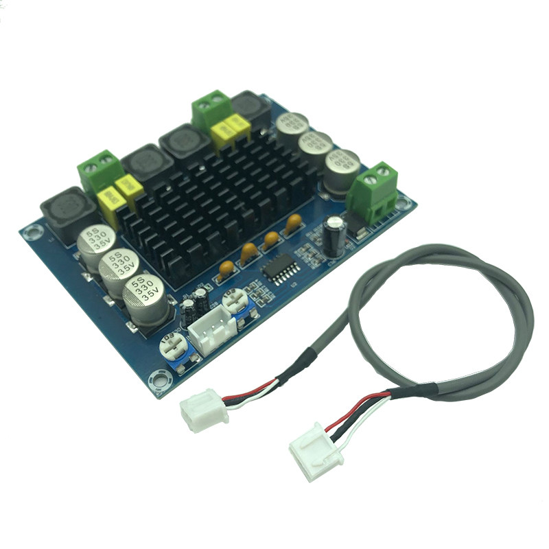 XH-M543 high-power digital power amplifier board TPA3116D2 audio amplification module Class D two-channel 2*120W