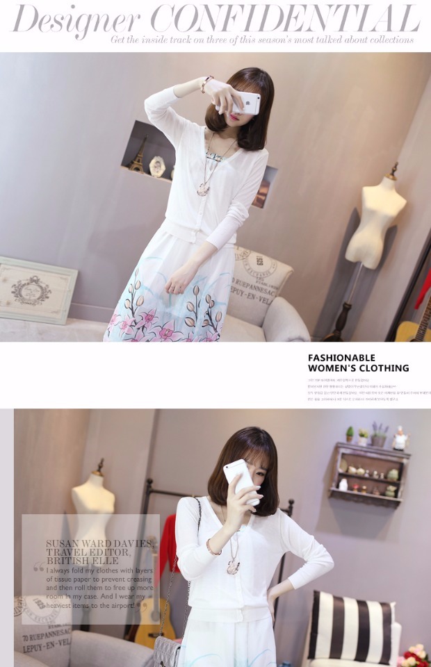 Mùa hè hoang dã áo len nữ cardigan kích thước lớn bên ngoài áo điều hòa không khí siêu mỏng quần áo chống nắng áo choàng ngắn áo len cardigan
