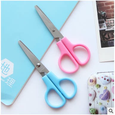 Able 6021 Children Safe Handmade Scissors Candy Color Students Beauty Workout Knife Children Safety DIY Comfort Scissors