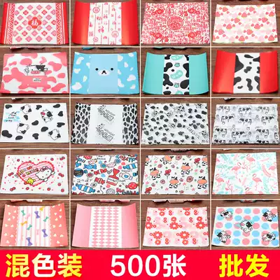 500 Nougat wrapping paper mash and match candy paper cartoon household handmade candy wrapping paper baking nougat wrapping paper