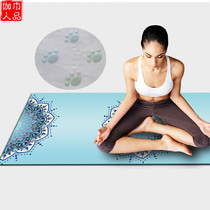 Original design yoga blanket towel sweat-absorbing non-slip suede extra-thick silicone dots particles portable beginners
