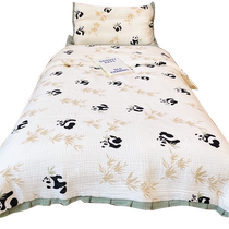 Class A cotton double-layer yarn kindergarten quilt three-piece set childrens bedding baby quilt cover nap quilt six-piece set