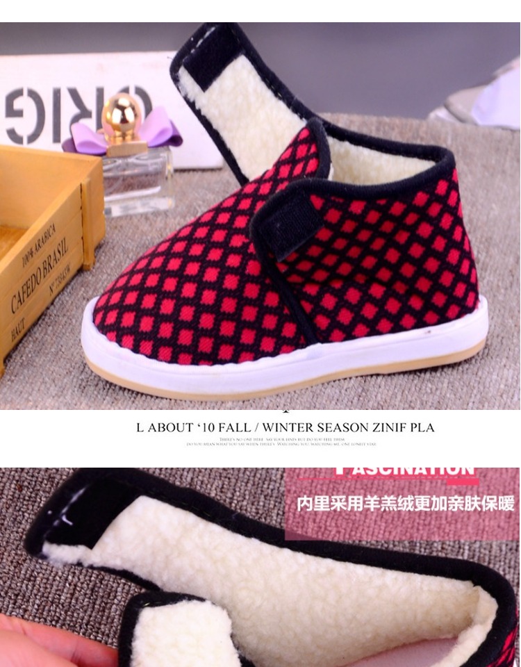 Giày cotton tại nhà Giày dép nữ mùa đông Túi đáy dày với giày cotton tháng Trong nhà dành cho người già dép xuồng đế cao