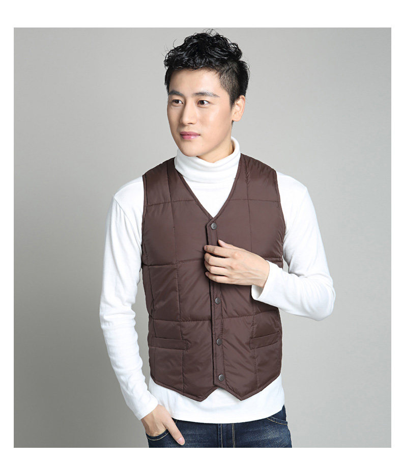 Débardeur homme gilet en nylon pour hiver - Ref 1588655 Image 15