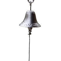 Bell iron bell doorbell wind chime cast iron hand bell school bell garden courtyard wall hanging hand bell decoration pendant