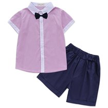 Uniformes de maternelle vêtements dété uniformes scolaires pour enfants costumes de performance uniformes décole primaire chemises à manches courtes photos de remise des diplômes style britannique