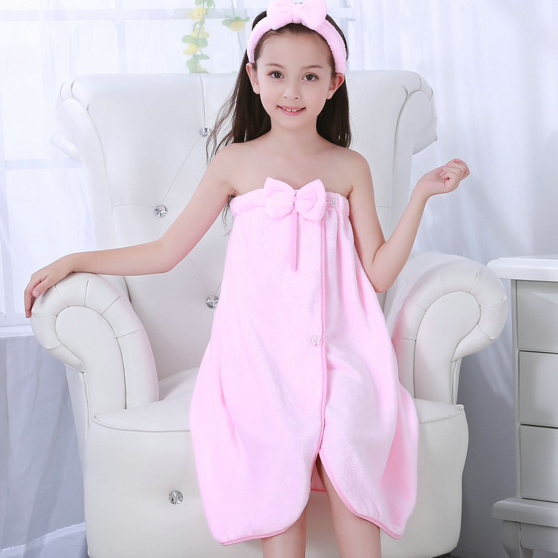 Mùa xuân và mùa thu mùa đông áo choàng tắm flannel cô gái quấn ngực cô gái dễ thương áo ngủ ống top san hô lông cừu khăn tắm đồ ngủ áo choàng ngủ dài nữ
