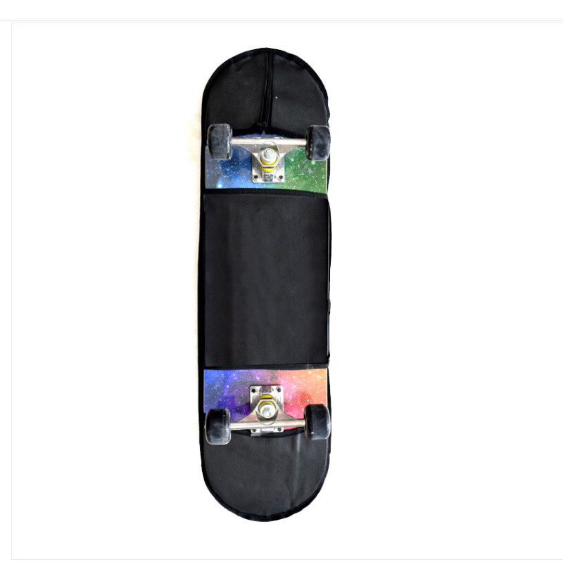 Skateboard bag Double-up storage bag Double-up short board backpack cover thickened bag Shoulder bag Universal skateboard long board bag