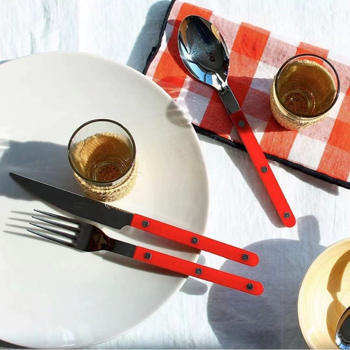 Подлинный французский сабля столовая нож ручной работы из нержавеющей стали 18/10 серии таверн INS Style New Style Foref Fork