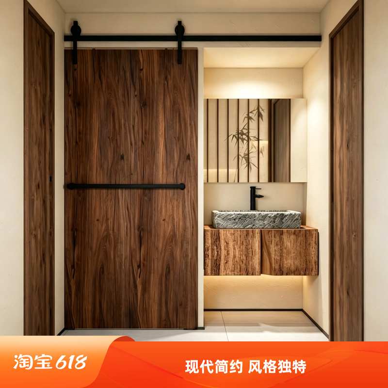 Modern Minimalist Maple Barn Door Sliding Door Kitchen Door Bathroom Door Elm Study Door Poplar Hanging Rail Door Modern Minimalist Maple Barn Door Sliding Door Kitchen Door Bathroom Door Elm Study Door Poplar Hanging Rail Door