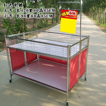 Supermarket promotion car special processing table dump truck promotion float shelf special car promotion table display rack folding