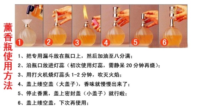 Chai hương liệu Pháp từ cái nhìn đầu tiên, bầu trời hoa hồng màu xanh da trời, chai hương liệu, đánh lửa, đèn thơm, lư hương, đèn thơm - Sản phẩm hương liệu nhang sạch không khói
