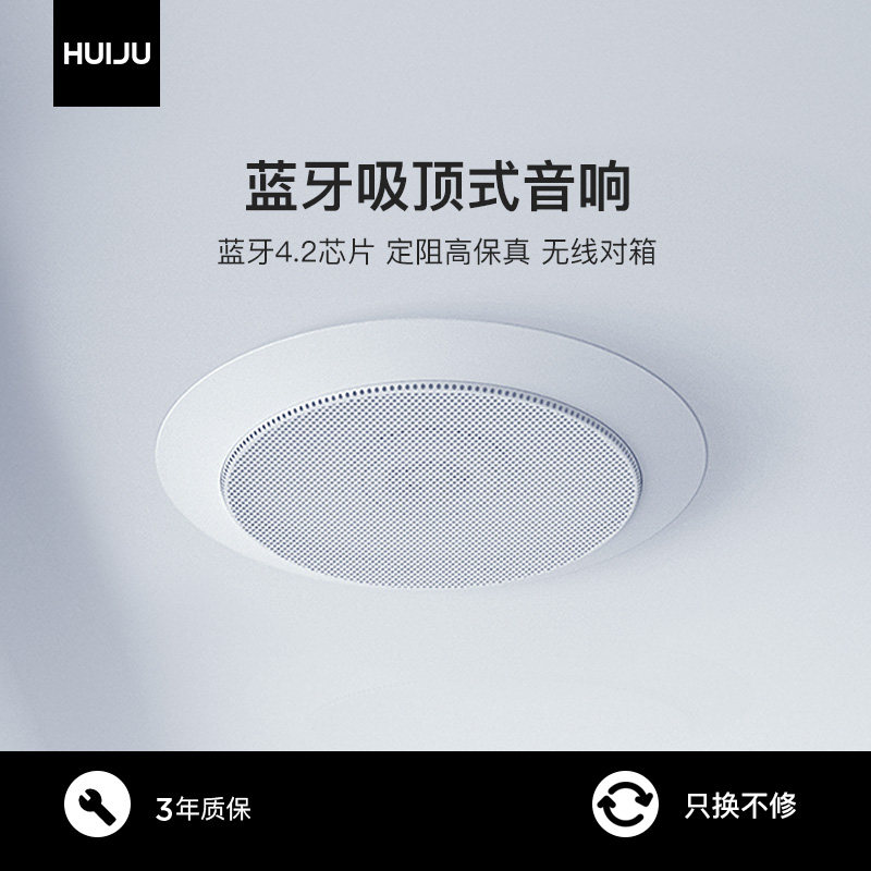 Bluetooth ceiling audio Home living room speaker indoor shop dining room ceiling mounted embedded wireless speaker