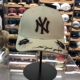 Hàn Quốc mua mũ bóng chày MLB mũ lưỡi trai đen với kim cương thêu hoa vàng tiêu chuẩn NY mũ nam và nữ