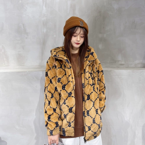 MLB, классическая шерстяная трикотажная демисезонная вязаная шапка с капюшоном