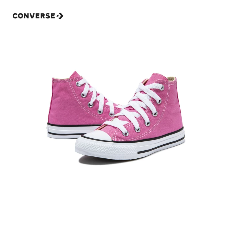 Кеды CONVERSE детские кроссовки 2022 летние новые детские ботинки девочки малышки высокие поверху розовые канвасовые кроссовки модные