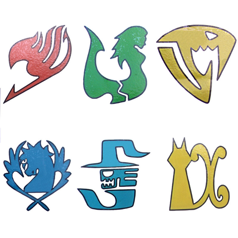 Fairy Tail Anime Peripheral Personalized Waterproof Tattoo Stickers Long-Lasting Body Sticker Logo Fairy Tail Fairy Tail Anime Peripheral Personalized Waterproof Tattoo Stickers Long-Lasting Body Sticker Logo Fairy Tail