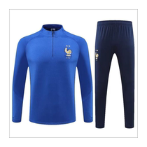 Autumn and winter French long-sleeved football training suit C Ronaldo football suit suit mens game sports team uniform appearance uniform