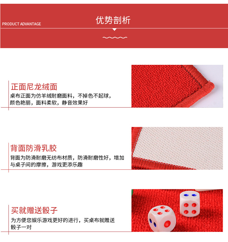 Mahjong bảng thảm nhà vuông khăn trải bàn dày giảm thanh chống trượt mạt chược vải rắn màu mạt chược - Các lớp học Mạt chược / Cờ vua / giáo dục bộ cờ vua bằng đá