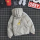 Áo đảo mùa đông áo trùm đầu nam và nữ quần áo cotton Hàn Quốc hươu cao cổ phim hoạt hình vài chiếc áo khoác cotton dày bf áo gió áo phao đôi nam nữ