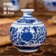 Jingdezhen gốm sứ cổ màu xanh và trắng nhỏ bình nhỏ trang trí nội thất - Trang trí nội thất