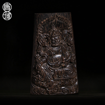 Tang Dynasty Bai Qinan Huang Caishen Carved Pendant Pendant