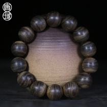 Tangyu Brunei soft silk incense hand string Fidelity old material 16mm tiger skin pattern agarwood hand string high fat and high density