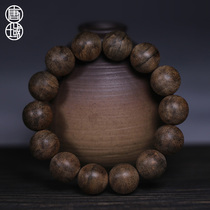 Tangyu Brunei Achen Fidelity Bracelet Natural Wooden Beads 16mm Men and Womens Aarwood Bracelet Rosary Bracelet