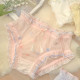 Sakura Love Fan~Girl Sweet Ladies Mesh Lace Girls Pure Cotton Underwear Women 2024 New Sexy Pure Desire